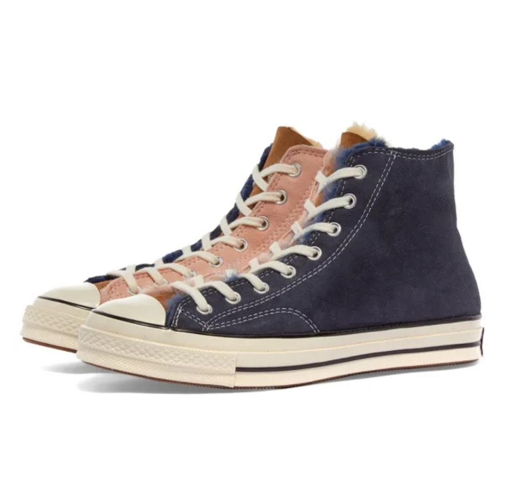 NWT CONVERSE CHUCK 70 HINAVY BLUE, PINK & EGRET 166319C